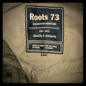 Roots corduroy coat
